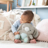 baby playing heart to hugs sylvi soothing plush toy