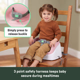 Ingenuity SmartClean Toddler Booster Seat - Pink