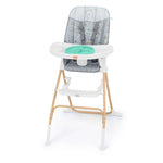 Winnie the Pooh compact high chair with foldable design and 3-section Twist ‘N Dine plate for easy self-feeding