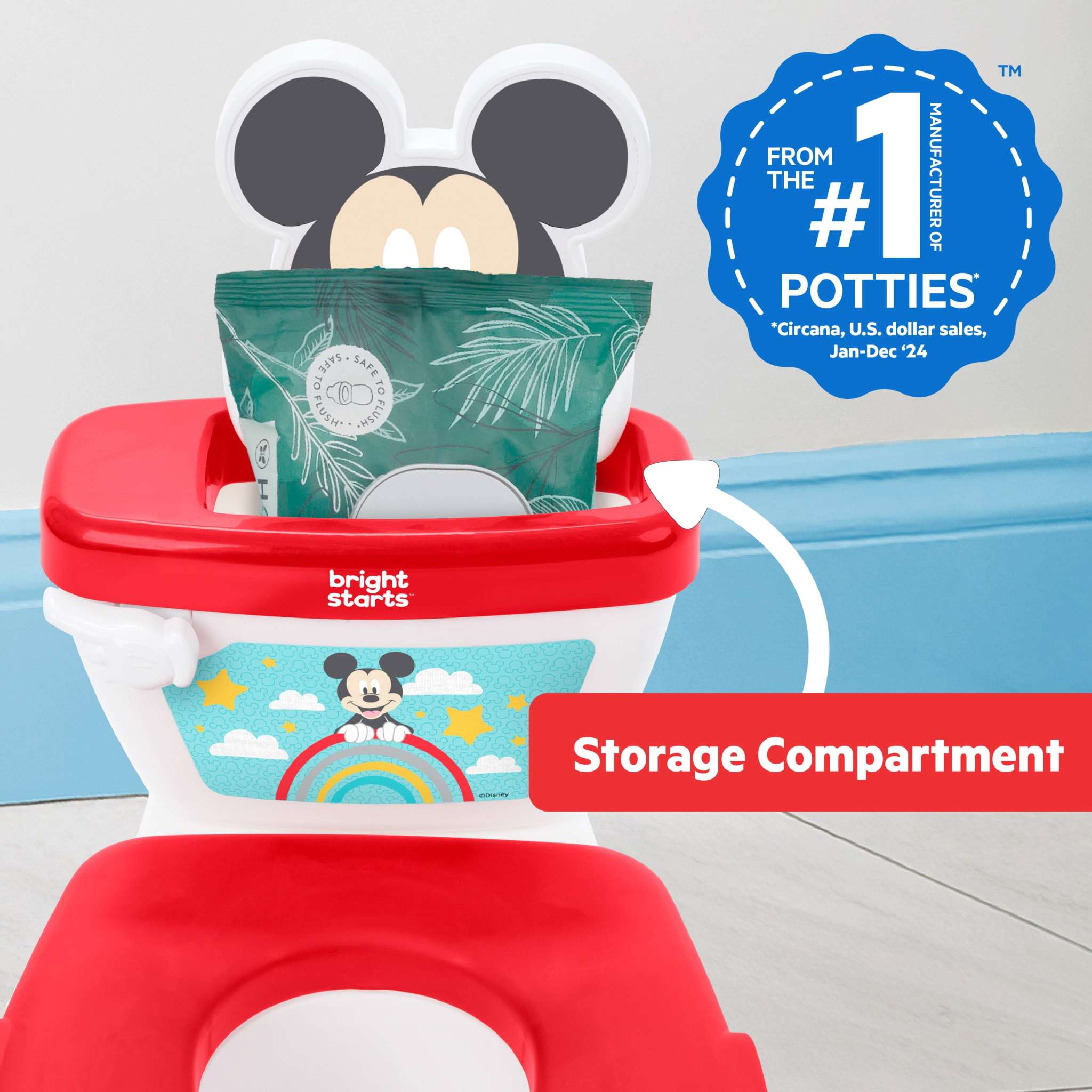 Mickey Mouse My Size Potty 2-in-1 Potty Training System