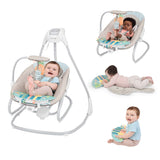 Ingenuity SimpleComfort Piano Playtime 4-in-1 Baby Swing & Rocker, 0-24M