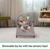 Ingenuity Nestle Vibrating Rocker portable baby seat with gentle vibrations and breathable mesh pad