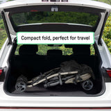 Ingenuity 3Dlite Jewel Convenience Stroller  Lightweight Folding Stroller with Car Seat Compatibility & Extra-Large Canopy - Khaki