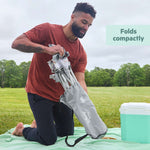 Bright Starts Disney Baby Pop 'N Sit Portable Booster in Winnie the Pooh design for babies and toddlers