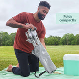 Bright Starts Disney Baby Pop 'N Sit Portable Booster in Winnie the Pooh design for babies and toddlers