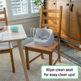 Ingenuity My Spot Easy-Clean Baby Booster Seat Feeding Chair - Grey