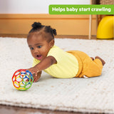 Oball Easy Grasp Classic Ball Baby Toy in Red/Blue/Green/Yellow, 4"