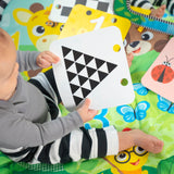 garden tummy time mat & mirror