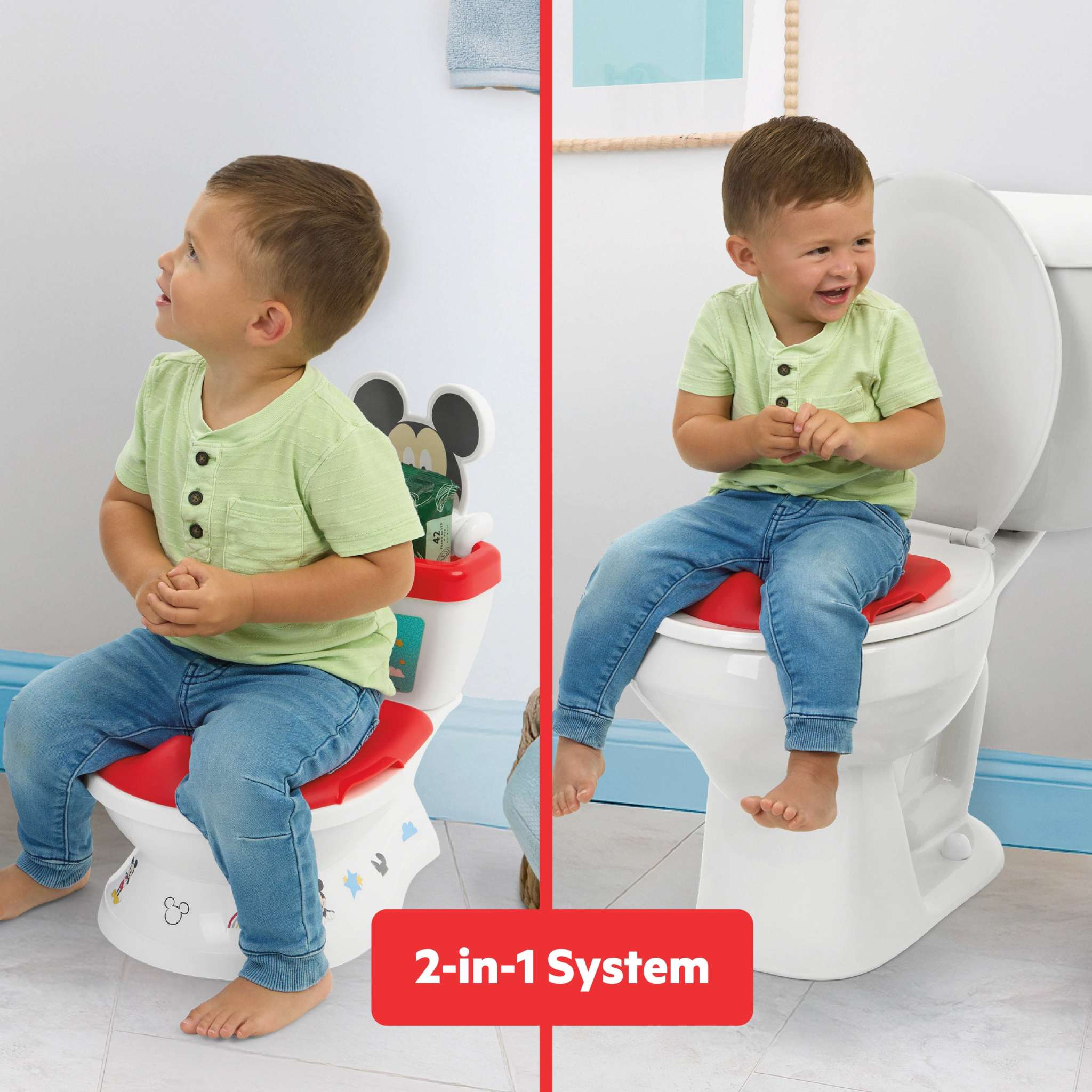 Mickey Mouse My Size Potty 2-in-1 Potty Training System