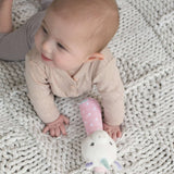 Ingenuity Premium Soft Plush Handheld Rattle, Shimmy the Unicorn