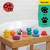 Baby Einstein Ocean Explorers Sea Friends 8 Piece Baby Bath Toys Gift Set, Water Squirters, Ages 6+ Months