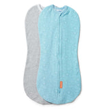 SwaddleMe by Ingenuity Swaddle Pod, Size SM, 0-3 months, 2pk (Dino Jam)