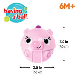 Bright Starts Giggables Roll & Chase Pals six animal characters baby toys