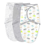 SwaddleMe by Ingenuity Original Swaddle, Size SM, 0-3 months, 3pk (Wild One)