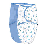 SwaddleMe by Ingenuity Original Swaddle, Size SM, 0-3 months, 2pk (Dino Tracks)