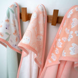 Ingenuity Clean & Cuddly 3-Pack Hooded Bath Towels - Edi & Clean & Cuddly 6-Pack Terry Washcloth Set - Edi