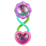 Bright Starts Rattle & Shake BPA-Free Baby Barbell Toy, Green, For Ages Newborn +