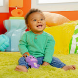 Bright Starts Jingle Joy Reach & Rattle Toy – Purple Sloth - Unisex, Newborn +