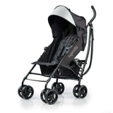 Ingenuity 3dlite convenience stroller in jet black with lightweight aluminum frame