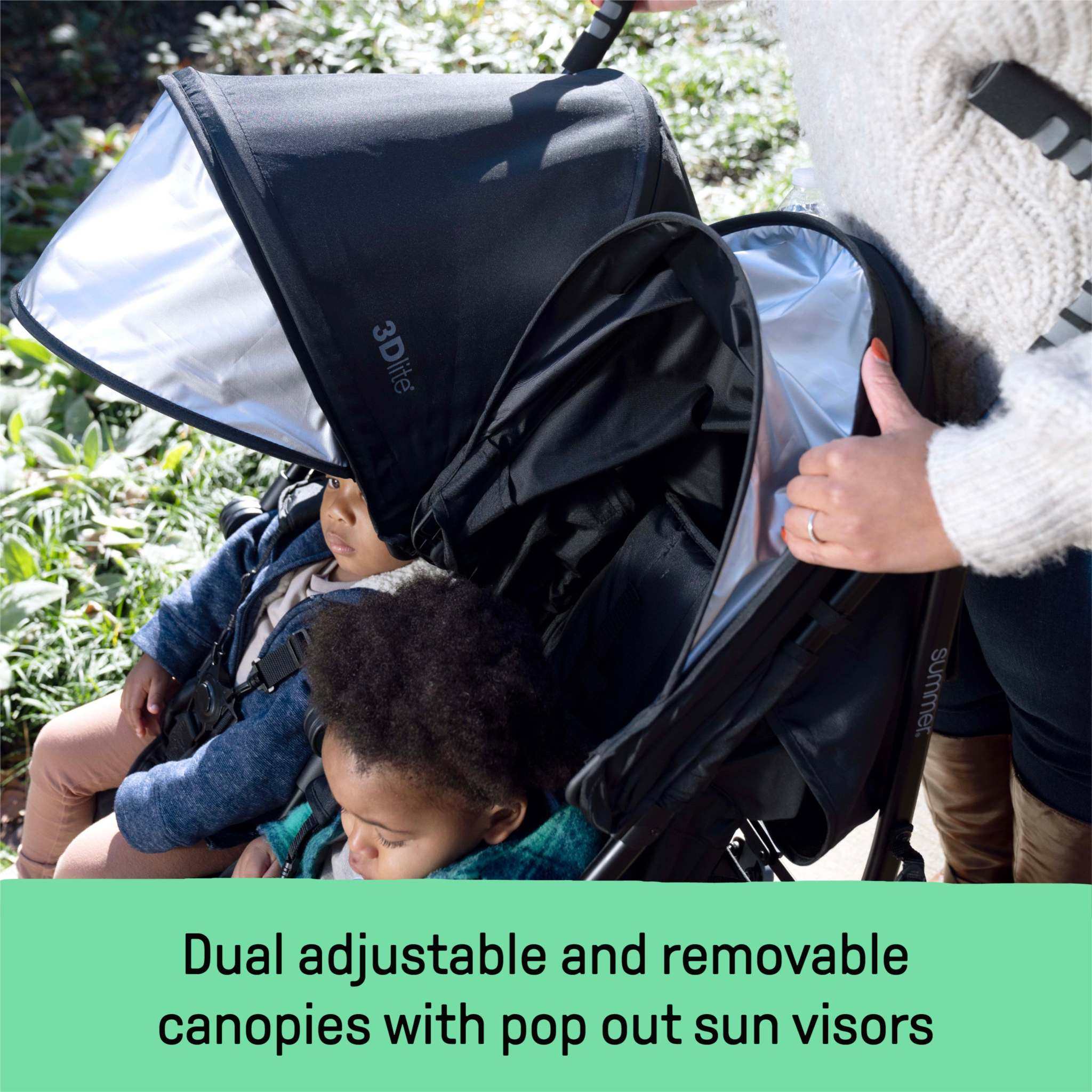 Ingenuity 3Dlite double convenience stroller lightweight foldable