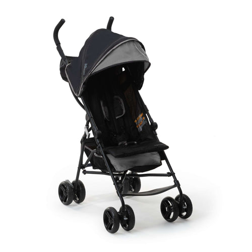 Gray Ingenuity 3Dmini lightweight convenience stroller with canopy and cup holders