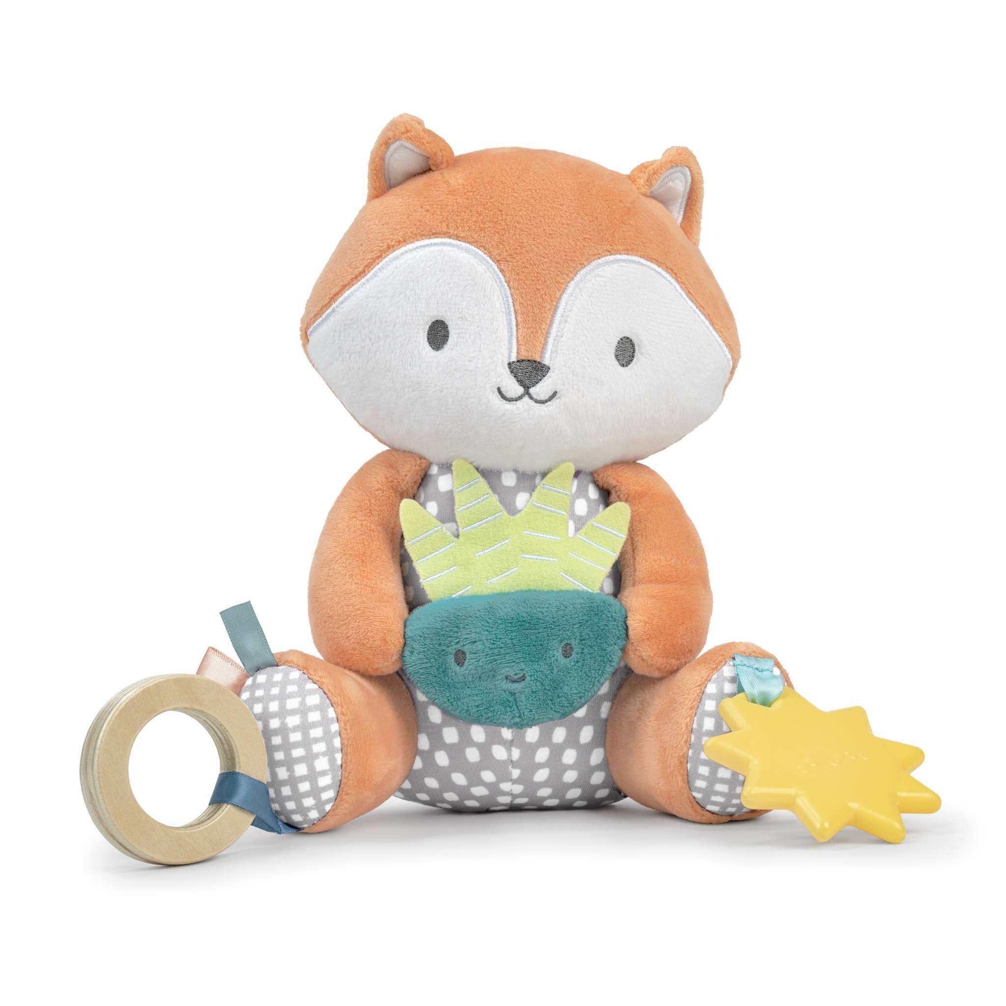Ingenuity Calm Springs Plush Activity Pal Kitt fox baby toy