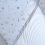 Ingenuity Dream Hero 3-in-1 co-sleeping bassinet in grey with breathable mesh sides and adjustable heights