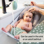 Ingenuity FoldAway 2-position baby bather with mesh sling and non-slip grips
