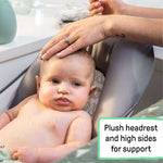 Ingenuity FoldAway 2-position baby bather with mesh sling and foldable frame