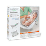 Ingenuity FoldAway 2-position baby bather with mesh sling and foldable design
