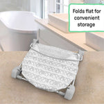 Ingenuity FoldAway 2-position baby bather with mesh sling and foldable frame
