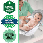 Ingenuity FoldAway 2-position baby bather with mesh sling and headrest
