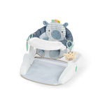 Ingenuity Prop Spot Learn-to-Sit Floor Seat with zebra design for babies