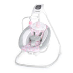 Ingenuity SimpleComfort multi-direction vibrating baby swing with plush toys