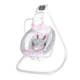 Ingenuity SimpleComfort multi-direction vibrating baby swing with plush toys