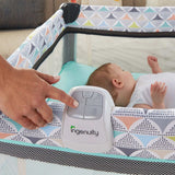 Ingenuity Smart and Simple Travel Cot with changing table and bassinet