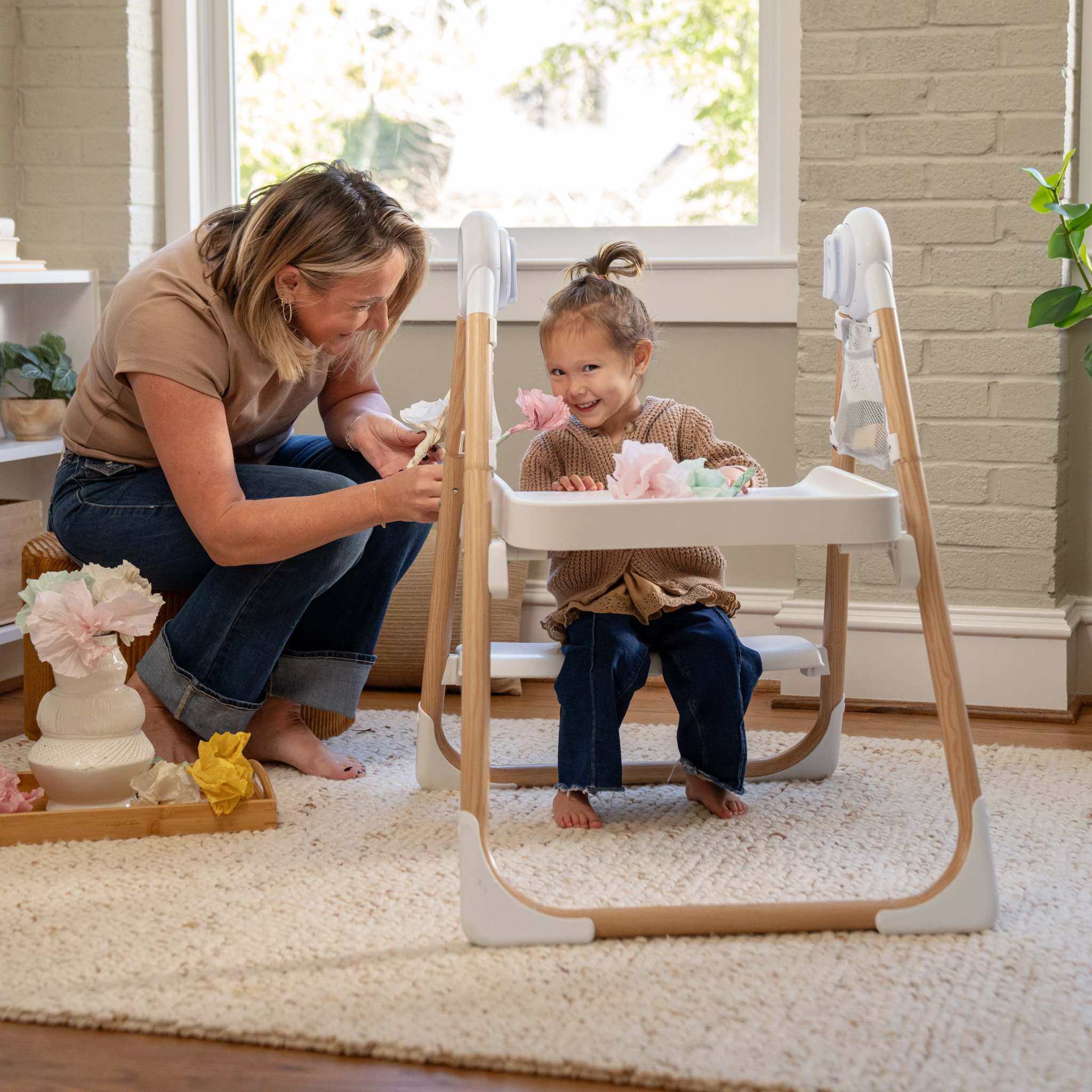 Ingenuity Table to Tower 2-in-1 step stool for toddler kitchen independence
