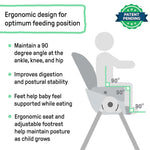 Ingenuity Trio Foldaway foldable 6-in-1 high chair for babies