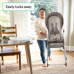 Ingenuity Trio Foldaway foldable 6-in-1 baby high chair with adjustable footrest and removable tray