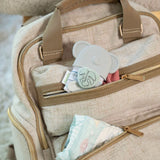 Ingenuity Van elephant teething mitt and rattle for babies
