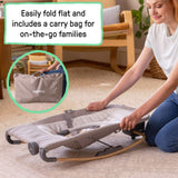 Ingenuity Keep InMotion automatic baby rocking seat with remote and toy bar