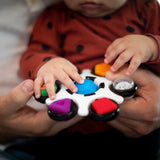 Baby Einstein Curiosity Clutch Twist & Pop Rattle Teether Infant Toy