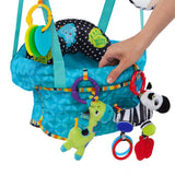 Deluxe Door Jumper with toys for baby entertainment.