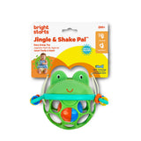 Oball Easy Grasp Jingle & Shake Pal Rattle Infant Toy, Green Frog
