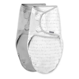 SwaddleMe by Ingenuity Easy Change Swaddle, Size SM, 0-3 months, 2pk (I love You)