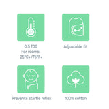 SwaddleMe by Ingenuity Original Swaddle, Size SM, 0-3 months, 3pk (Dino Mite)