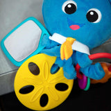 Baby Einstein plush octopus clip-on stroller activity toy for babies