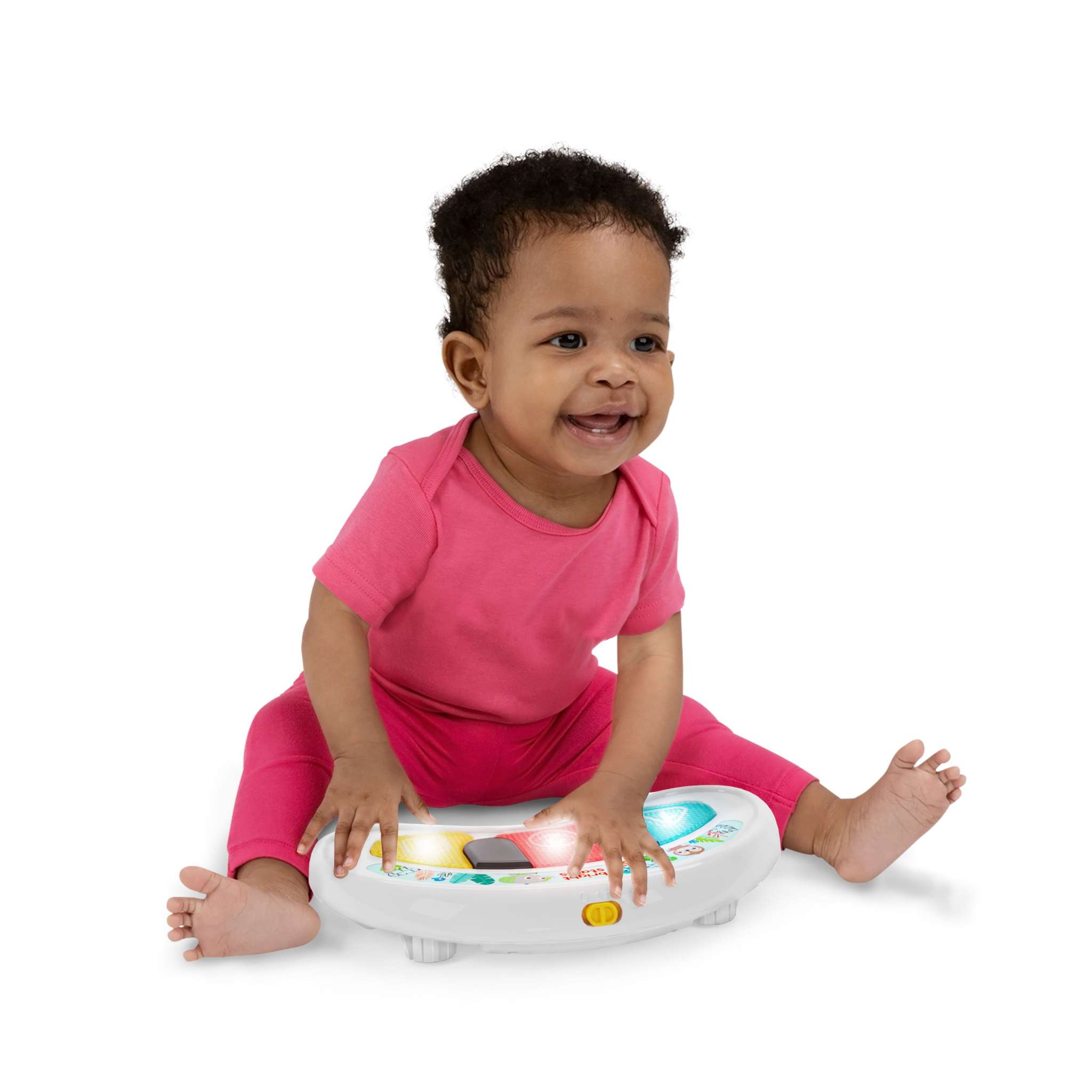 Bright Starts Tiny Trek 2-in-1 Jungle Vines baby walker with musical piano toy and jungle design