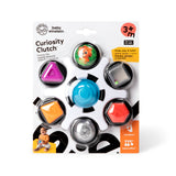 Baby Einstein Curiosity Clutch Twist & Pop Rattle Teether Infant Toy