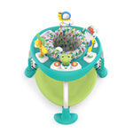 Bright Starts Bounce Bounce Baby 2-in-1 Activity Jumper and Table with pond-themed toys and electronic frog station
